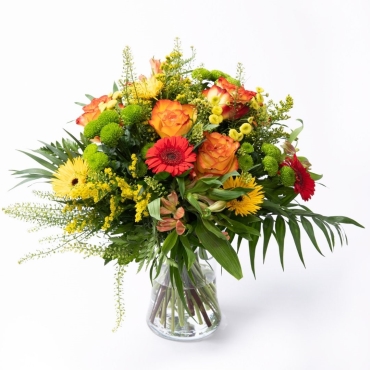 Bouquet du fleuriste coloré longues tiges